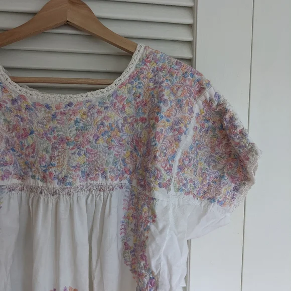 Vintage embroidered maxi dress - Picture 4 of 6